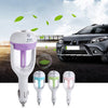 Mini car humidifier in cup holder emitting cool mist