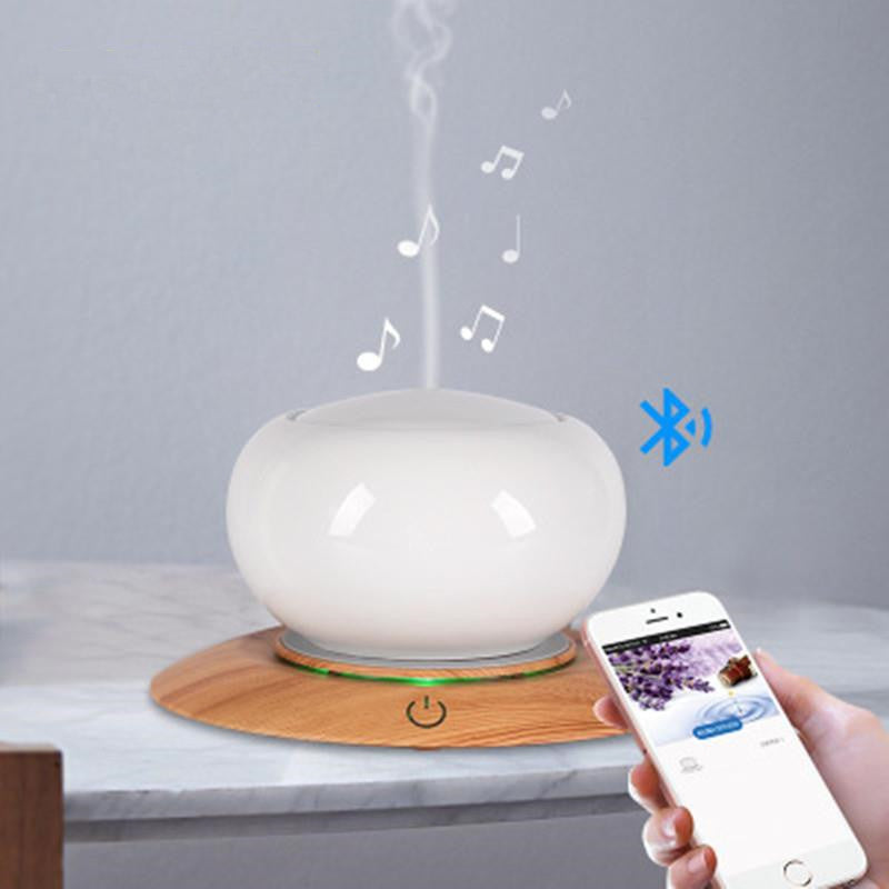 Smart Bluetooth Aromatherapy Humidifier with Speaker & Ambient Light