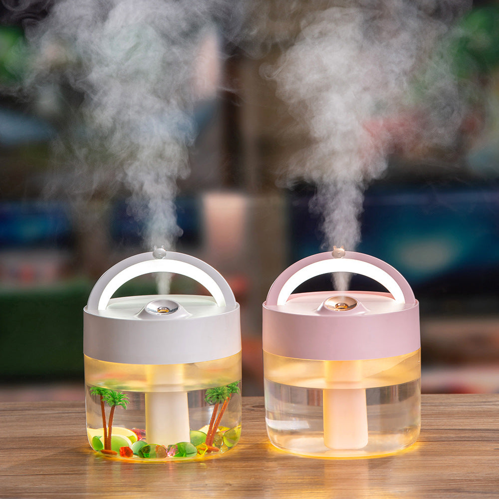 Dimming Mute Ultrasonic Humidifier with Night Light
