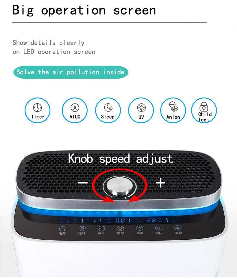 Lifestyle image showing humidifier blending into modern home decor