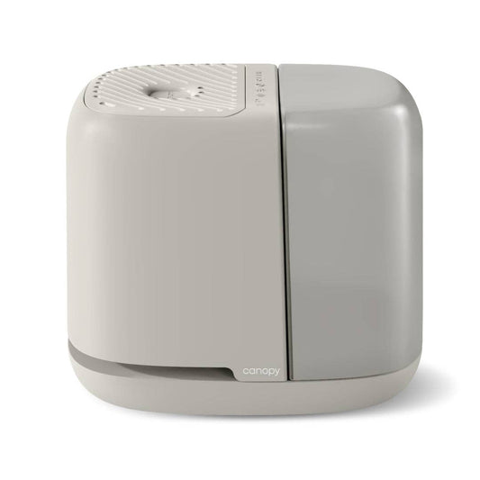 Modern humidifier detail showing control and vent design