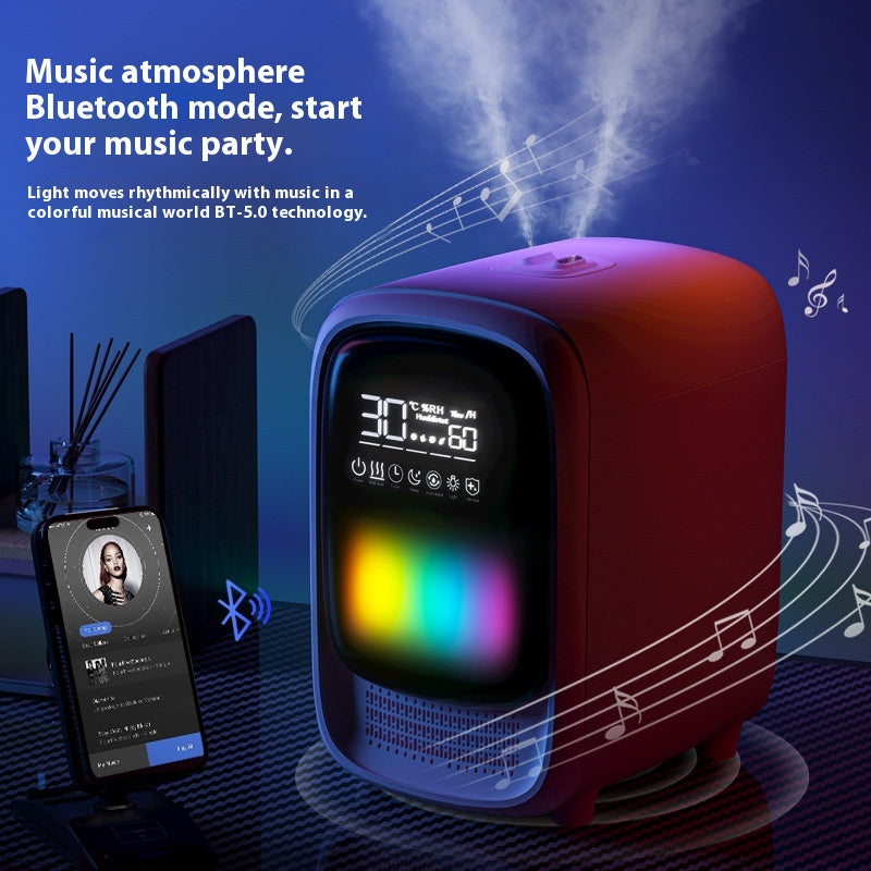 Modern 3.5L humidifier with LED lighting on table